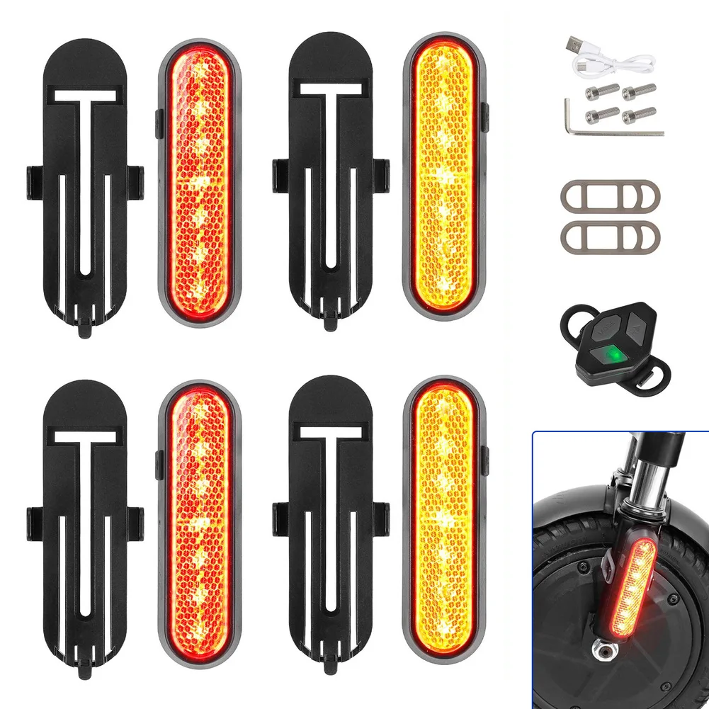 

Electric Scooter Turn Signal Lamp Decorative Cover Plastic One Drag 2 Smart-Remote Control Charging Turn Signal Scooter Parts