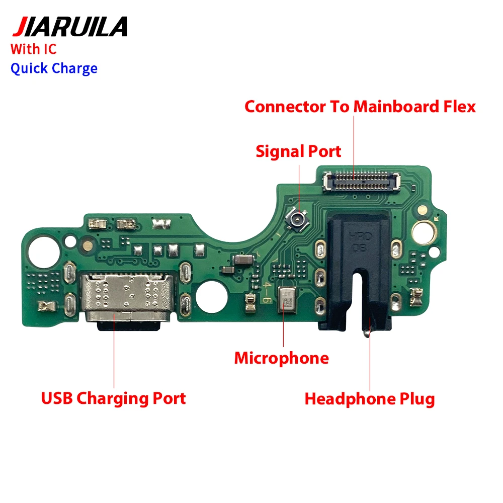 USB Charger Dock Connector Board Charging Port Microphone Flex For Infinix Hot 9 Play Itel P37 Note 7 Lite Smart 8 X6525 Zero 5G