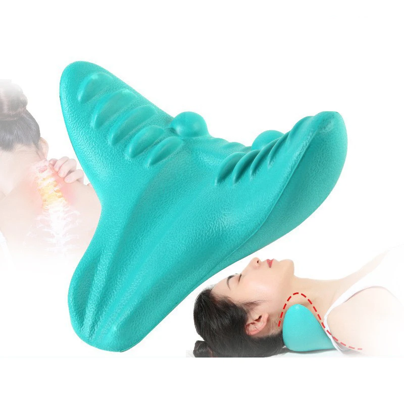 Cervical Massage Pillow Neck Gravity Acupoint Massager Neck Stretching Shoulder Neck Traction Orthosis