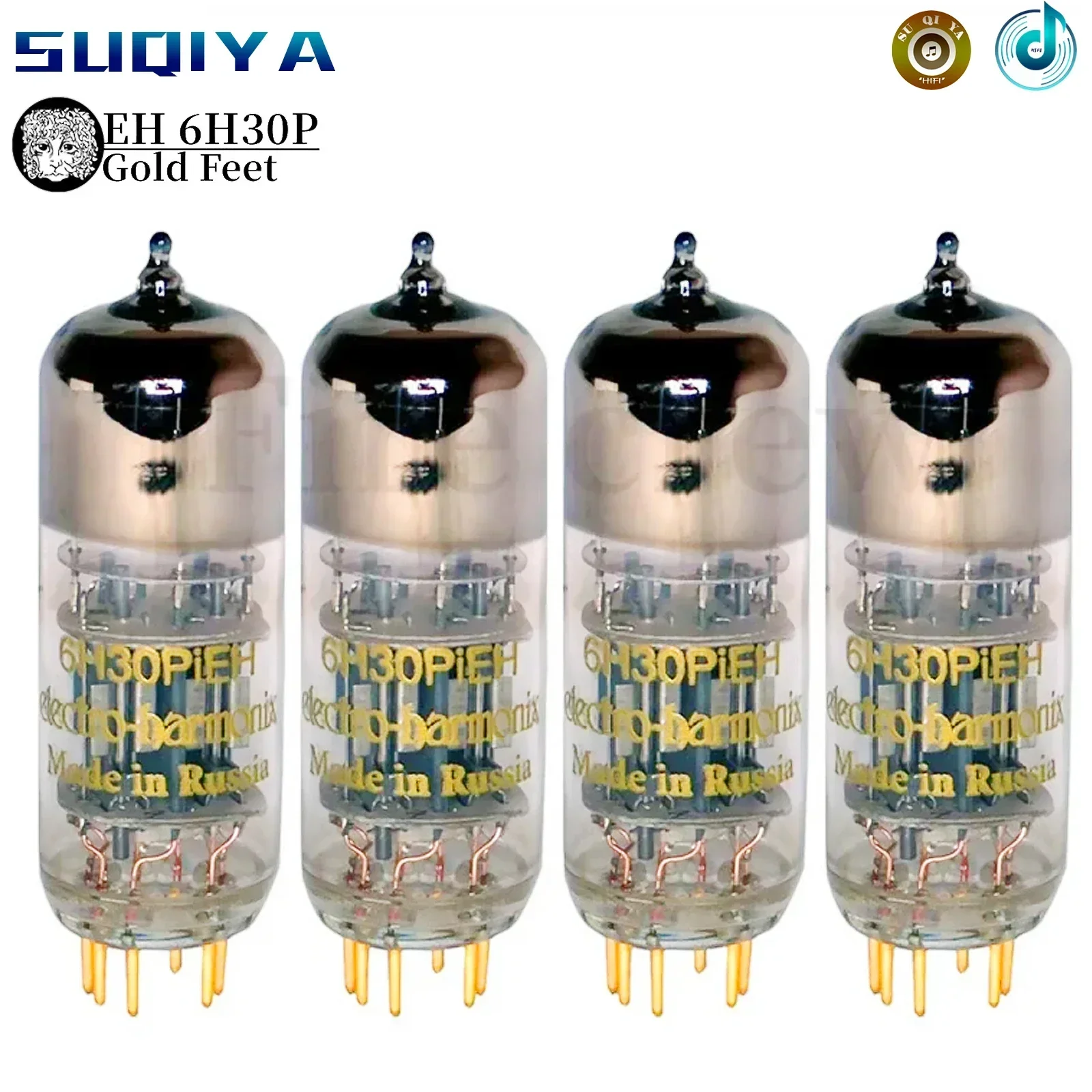 Vacuum Tube EH 6H30PI 6H30 Gold Feet Replaces 6N6 for Electronic Tube Amplifier HIFI Audio Amp Original Exact Match Genuine