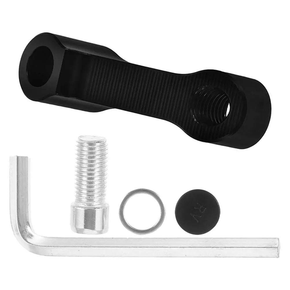 

Motorcycle Rearview Mirror Extension Mount Aluminum Alloy Riser Adapter Kit Enhanced Visibility Motorcycle Mirror Extenders