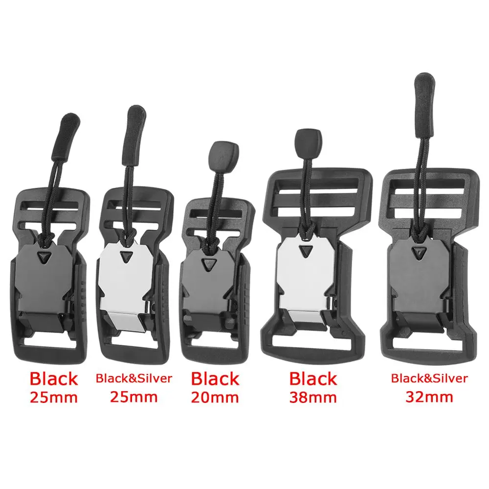 1pc 20/25/32/38mm Quick Release Buckle Magnetic Buckles for Men Tactical Belt Molle Backpack Garment Military Accessories view 4