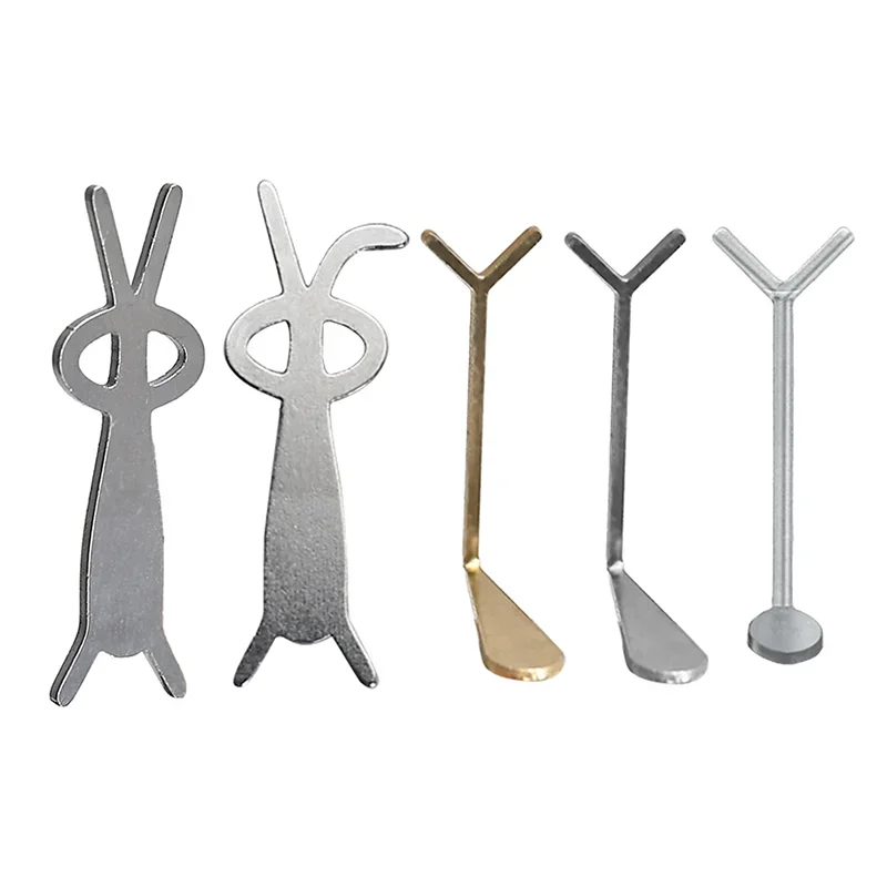 5個入り ウサギ・クマ・猫目マグネットスティックセット ネイルアートツール 小型鉄製マグネットスティック マグネットポリッシュ効果ネイル用