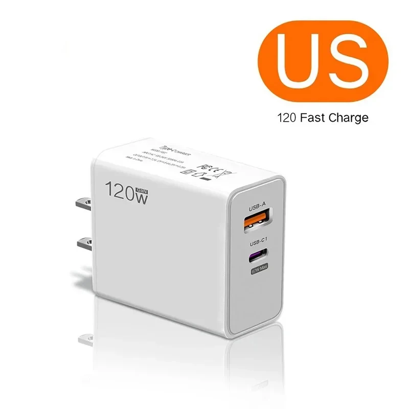 Original-Ladegerät 120W Schnellladegerät Hypercharge EU US UK Netzteil USB 6A Typ C für Huawei Xiaomi Ultra Redmi Zubehör