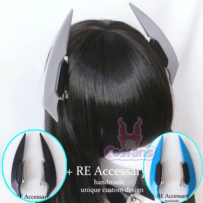 Functional wind Cyber Gothic Motorcycle Cyberpunk Future Machinery Techwear Hairpin Robot Hair Clip Headwear Halloween Cosplay