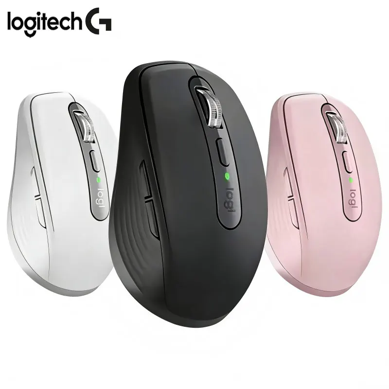 

Беспроводная мышь Logitech MX Anywhere 3s, точное отслеживание, длительное время работы от батареи, для бизнеса и домашнего использования, совместима с ноутбуками