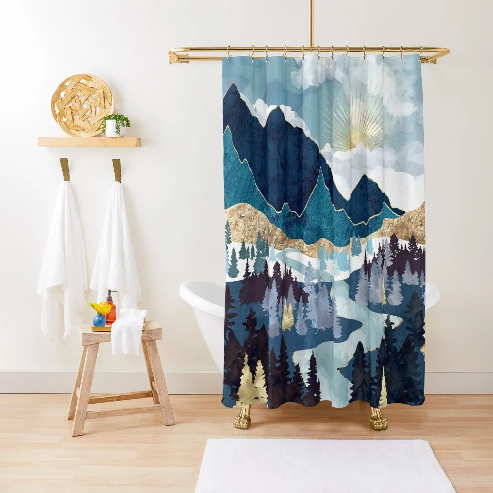 

Valley Sunrise Shower Curtain Shower Set For Bathroom For The Bathroom Luxury Bathroom Curtain