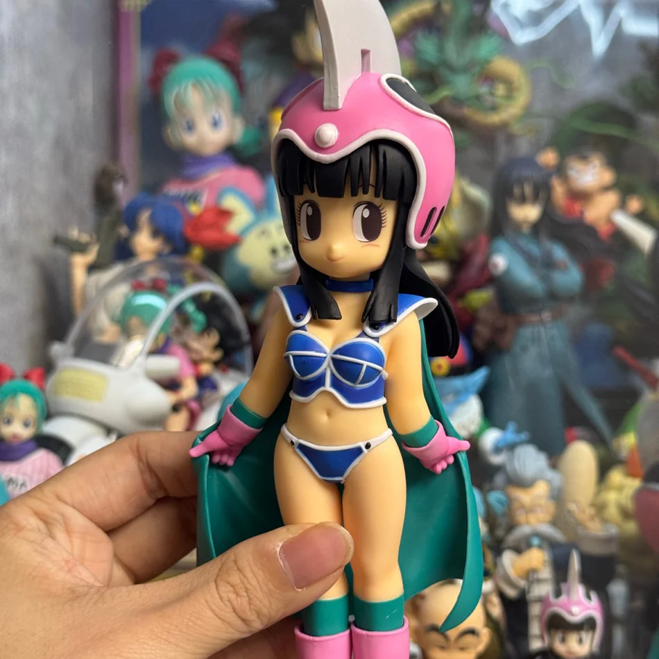 Novas Figuras de Ação do Anime Dragon Ball Z Super Saiyan Son Goku, Krillin, Chichi, Bulma, Puar e Oolong