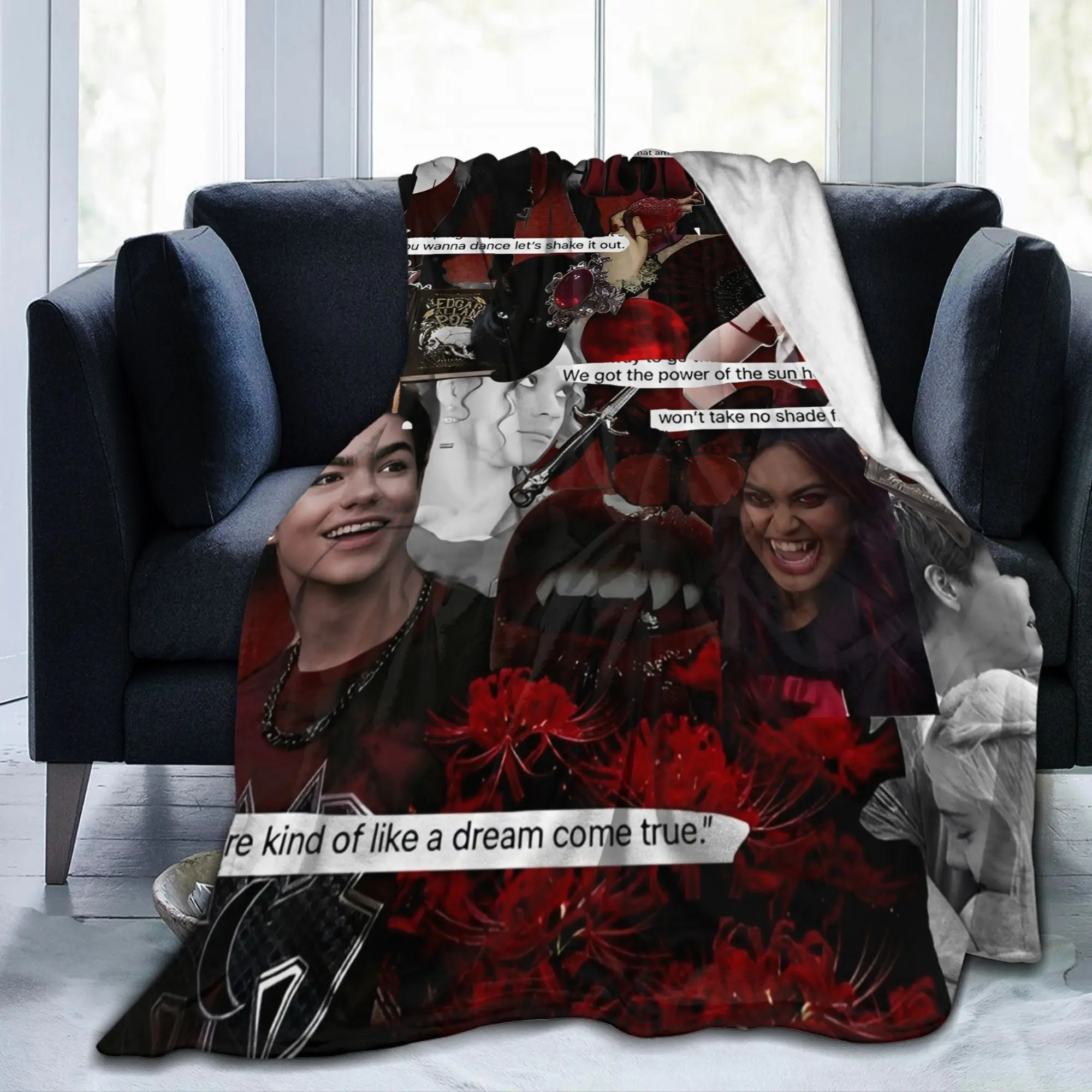 الكسالى 4 فجر مصاصي الدماء غطاء بطانية الصوف نوفا فيكتور سوبر لينة رمي بطانية للخارجية سيارة الأريكة أفخم رقيقة لحاف