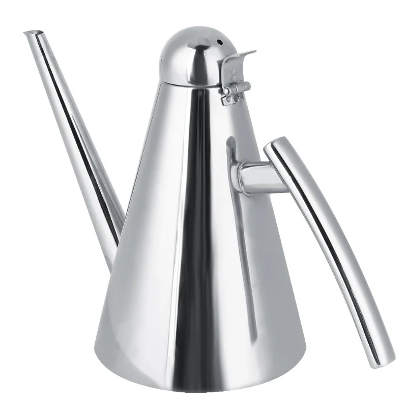 

500ml Stainless Steel Oil Pot Dispenser Sauce Vinegar Can Bottle Storage Pot Kitchen Accessories