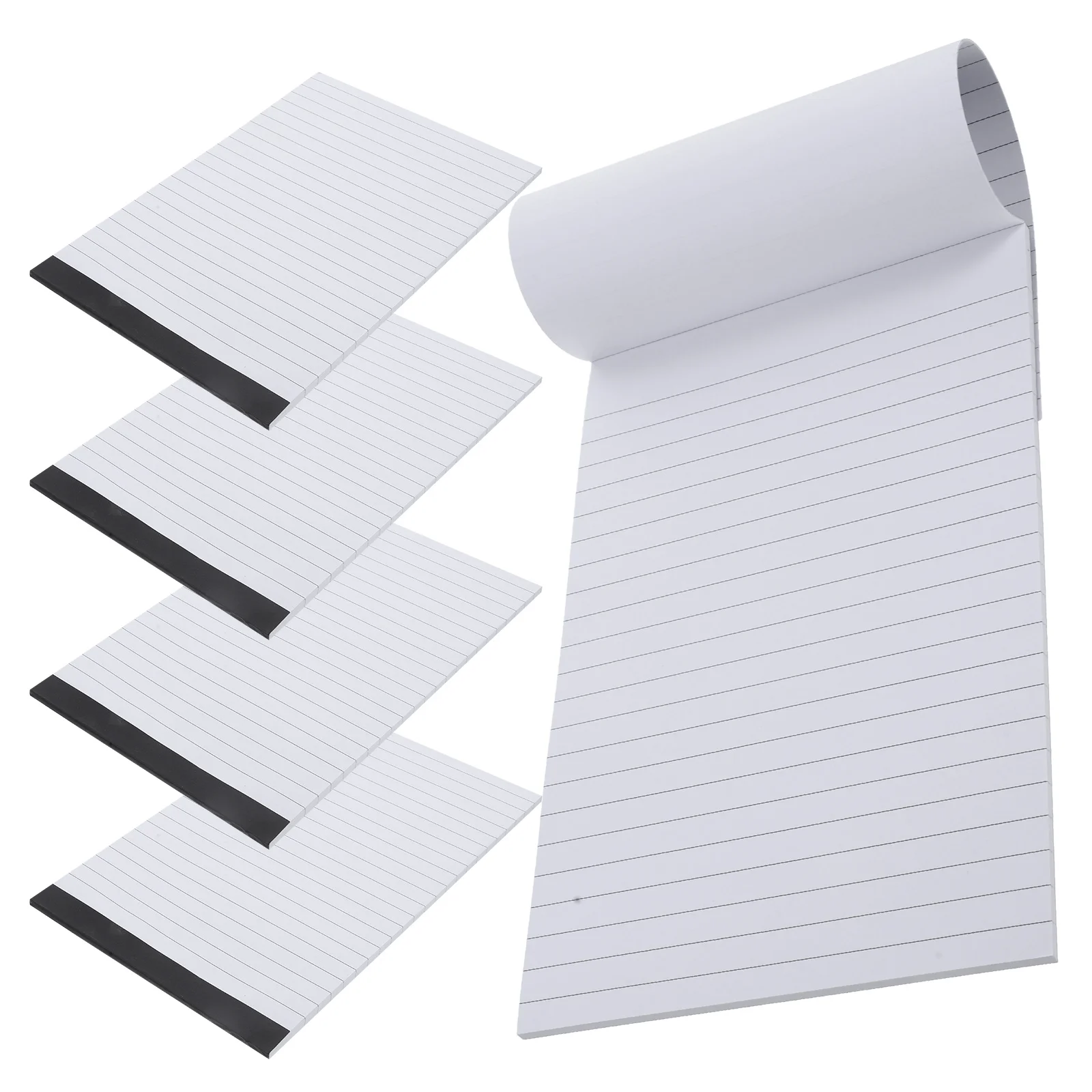 

5 Books A5 Notepad Plain Blank Paper Pad Notebooks Cute Writing Office Supplies 25 Sheets Per Book