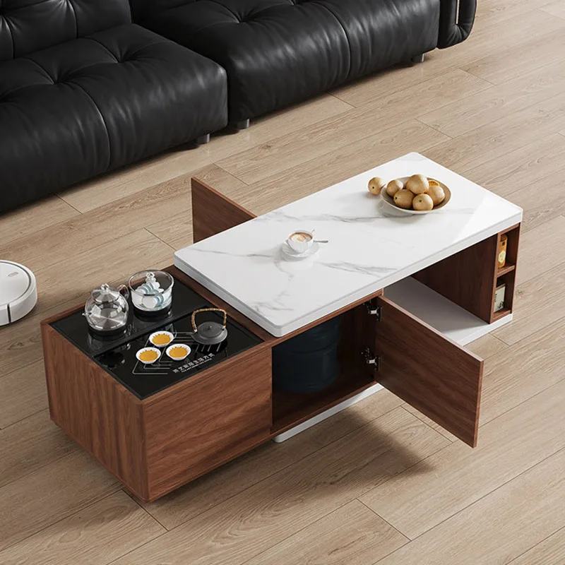 Designer Decoration Coffee Table Simple Aesthetic Space Saving Wood Side Table Modern Living Room Mesa Auxiliar Home Furniture
