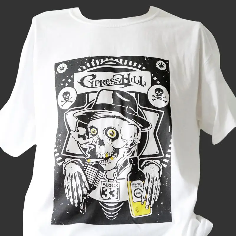 تي شيرت CYPRESS HILL HIP HOP RAP للجنسين S-3XL
