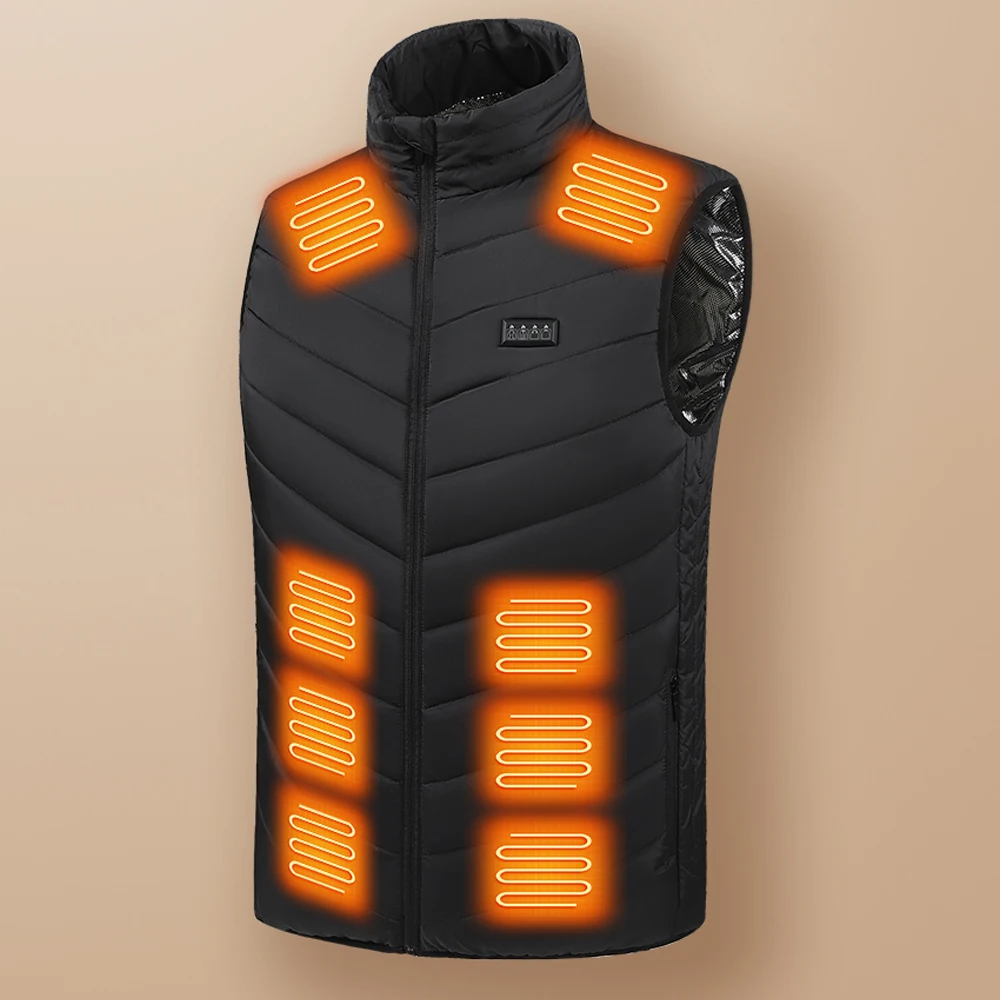 

27 zone heating vest winter four control intelligent electric heating vest men's and women's plus size heating clothes s-6xl