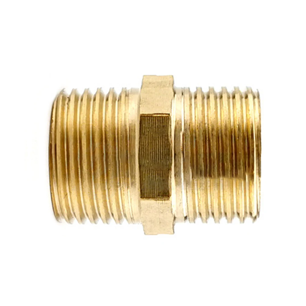 

High Quality Rustproof Brand New Hose Connector Coupling 1 Piece Accessories Brass Hose Nozzles Joint Threaded