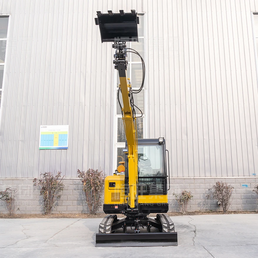 مبيعات المصنع مباشرة محرك كوبوتا 3.5 طن حفارة صغيرة ديزل حفار صغير حفارة زاحفة جرار زراعي حقيبة صغيرة #3