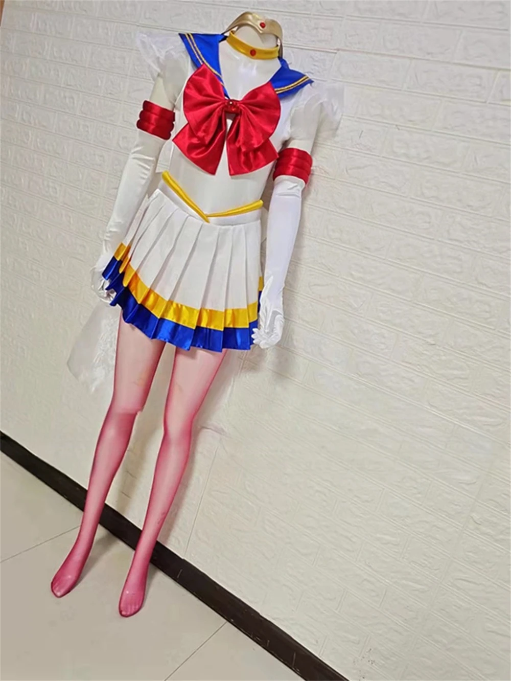 AGCOS Custom Size Anime Sailor Moon Cosplay Costume Christmas Roleplay Uniforms Dress Clothes セーラームーン Cosplay