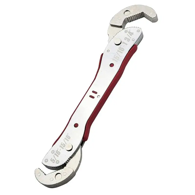 Largemouth Adjustment Wrench Wide Opening Solid Wrench Double-Sided Wide Opening Solid Design Wrench Portable & Compact For