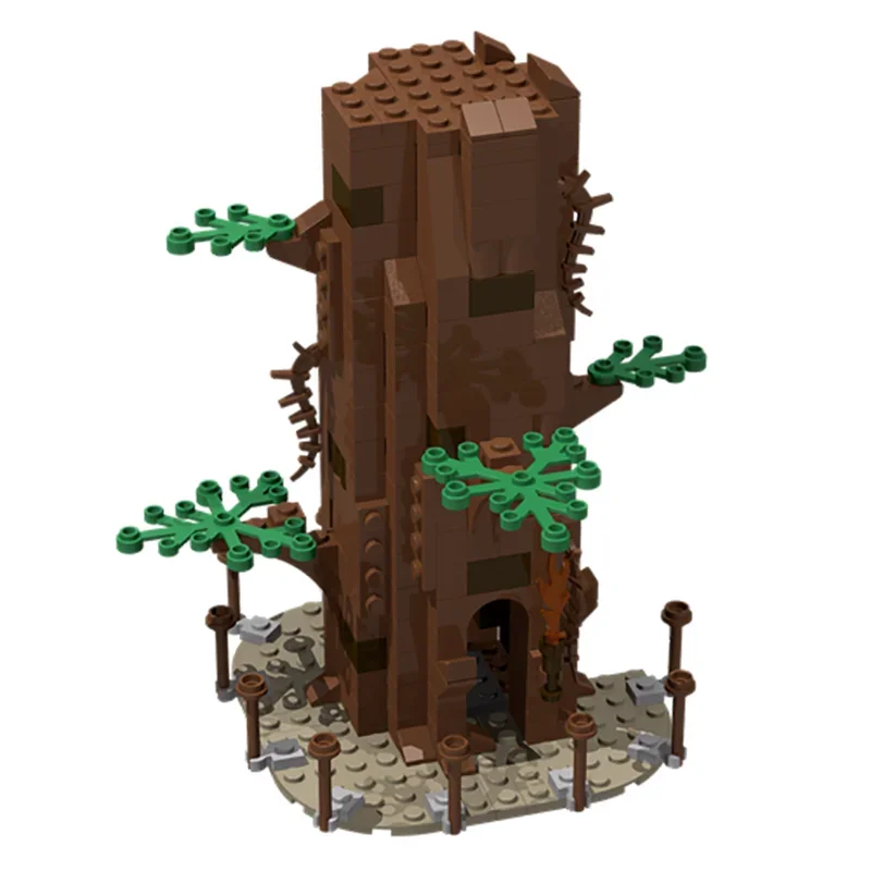 Star Movie YcMoc Building Blocks scene di film famosi Tree House Model Technology Bricks assemblaggio fai da te giocattoli per bambini regali