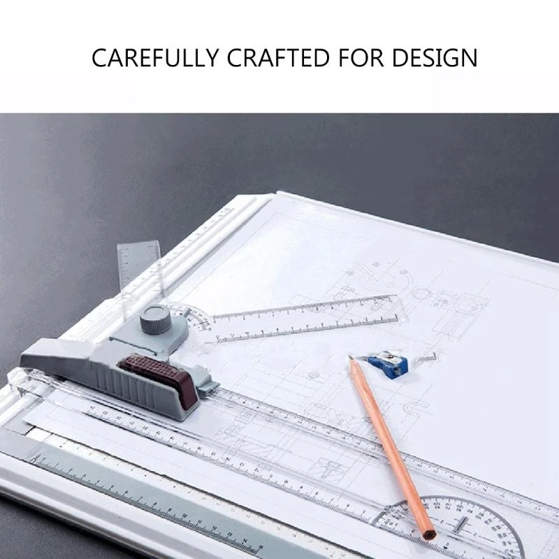 37 x 51 multifunktionales schnelles Zeichenbrett mit klarem Lineal, Grafikwinkel, tragbare Zeichenbretter, Top-Verkauf