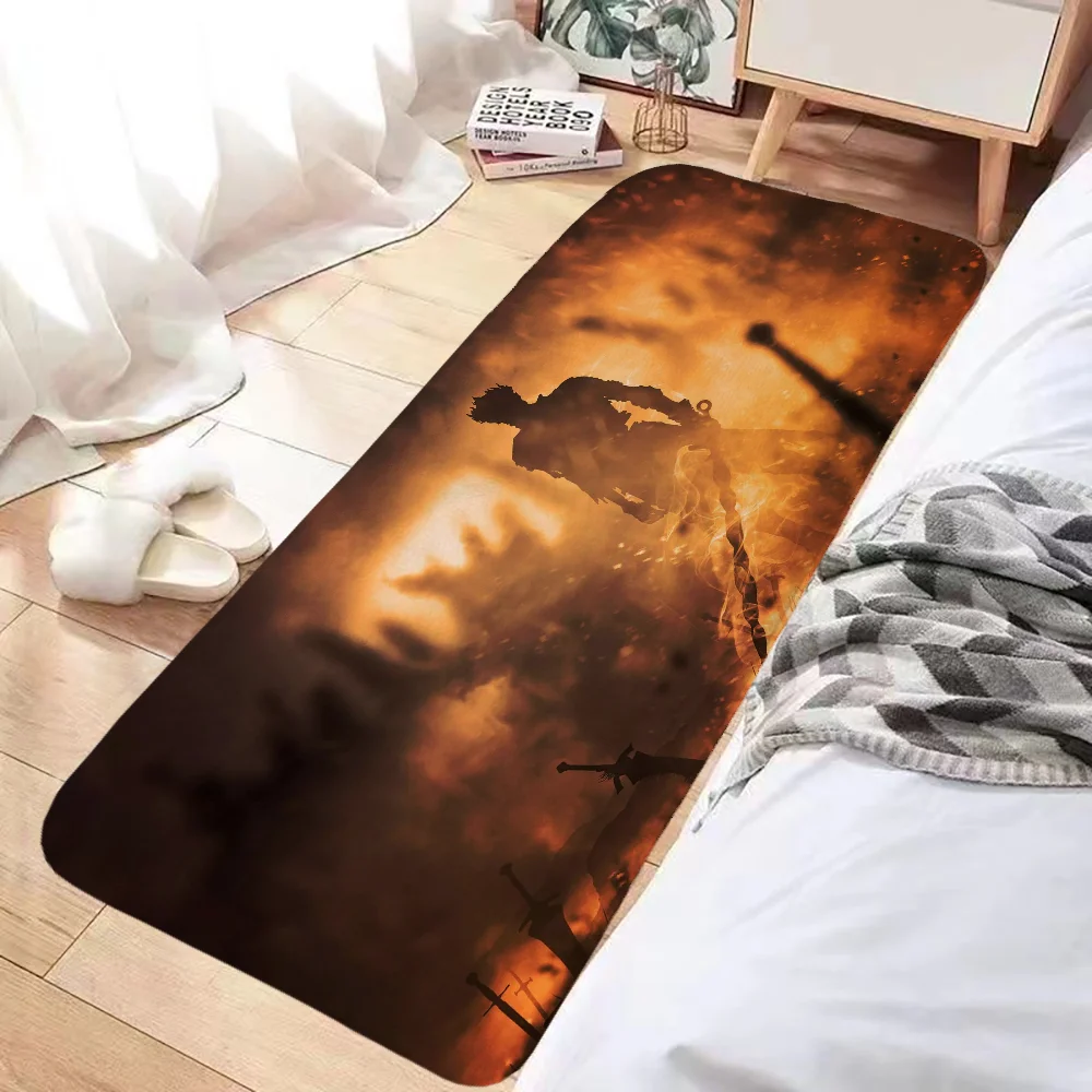 

Dark Souls House Entrance Mat Bath Mats Carpet for Kitchen Door Floor Mat Bathroom Rug Rugs Foot Prayer Non-slip Home Textile