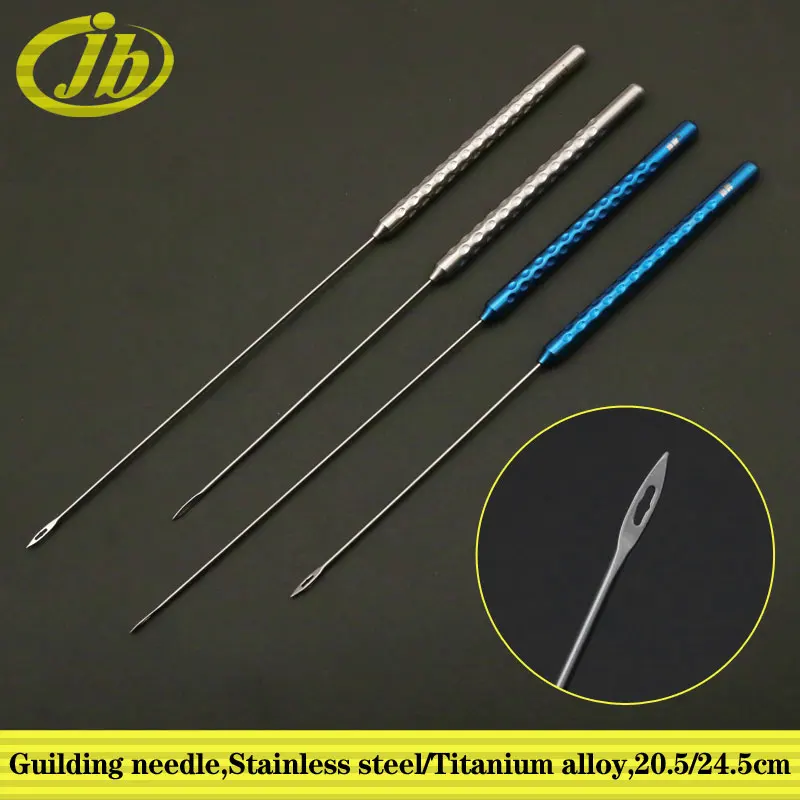 

Guilding needle stainless steel 20.5/24.5cm surgical operating instrument cosmetic plastic surgery linagogus