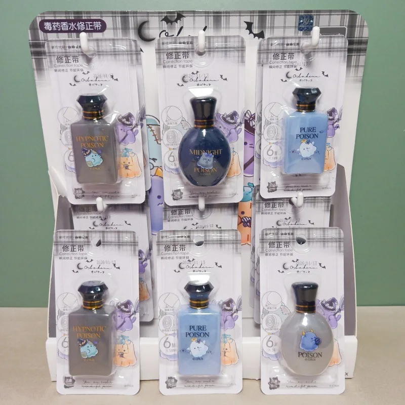 Cute Perfume Modeling Correction Tape Cartoon White Out Correction Tape Error Correction Erasers Students Stationery Supplies
