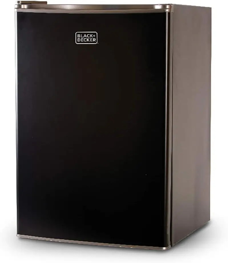 

BLACK+DECKER BCRK25B Compact Refrigerator Energy Star Single Door Mini Fridge with Freezer,