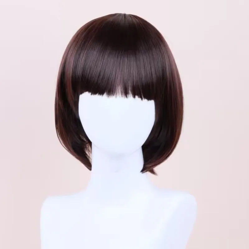 Megumi Kato Role Cos Wig Woman Daily Clothing Match Headwear Clever Student Head Short Hair Anime Character Modeling Wig Cover