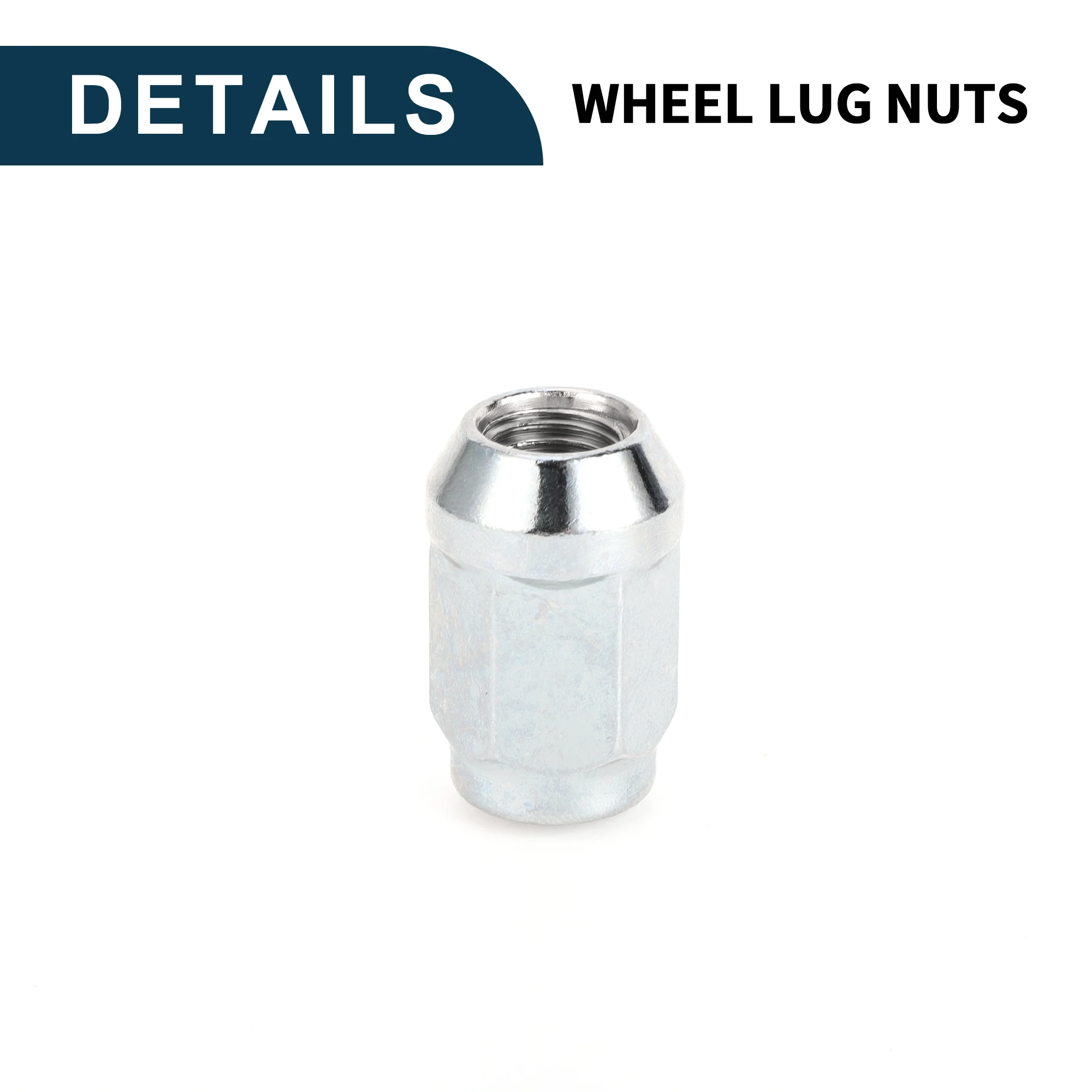 UXCELL 20 Pcs M12x1.5 Wheel Lug Nuts Vehicle Lugnut for Ford for Chrysler for Toyota for Hyundai for Kia for Honda for Mazda