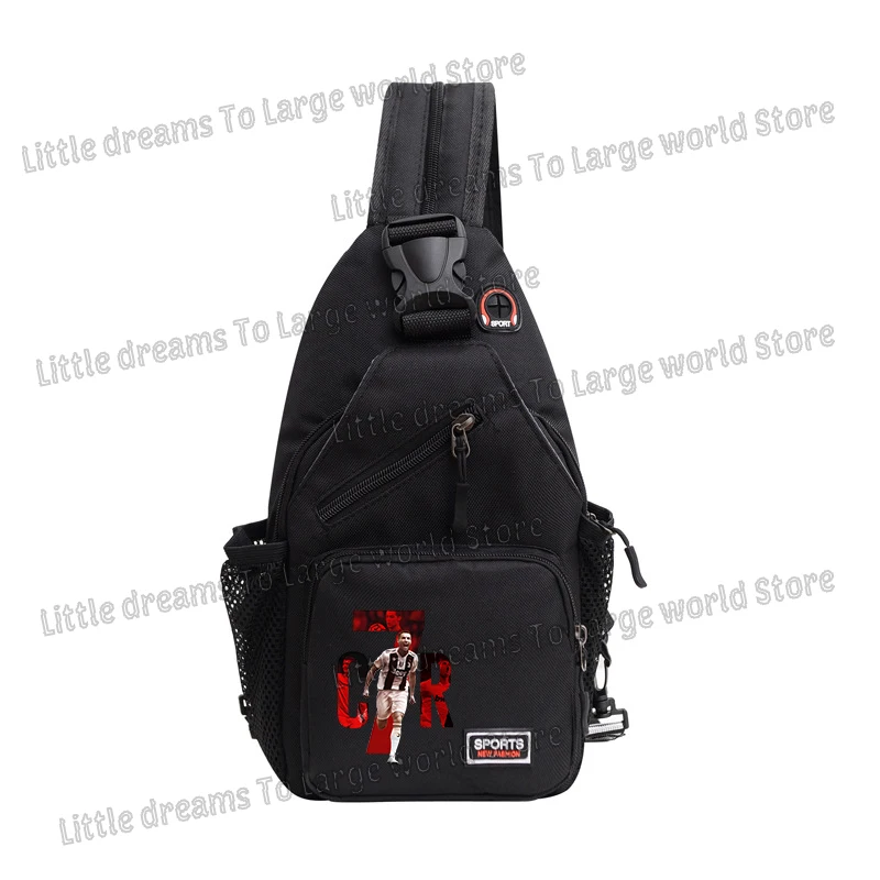 Cristiano Ronaldo Chest Bag CR7 Men Boys Shoulder Bag Multifunctional Fashion Adult Small Zipper Backpack Funny Birthday Gifts