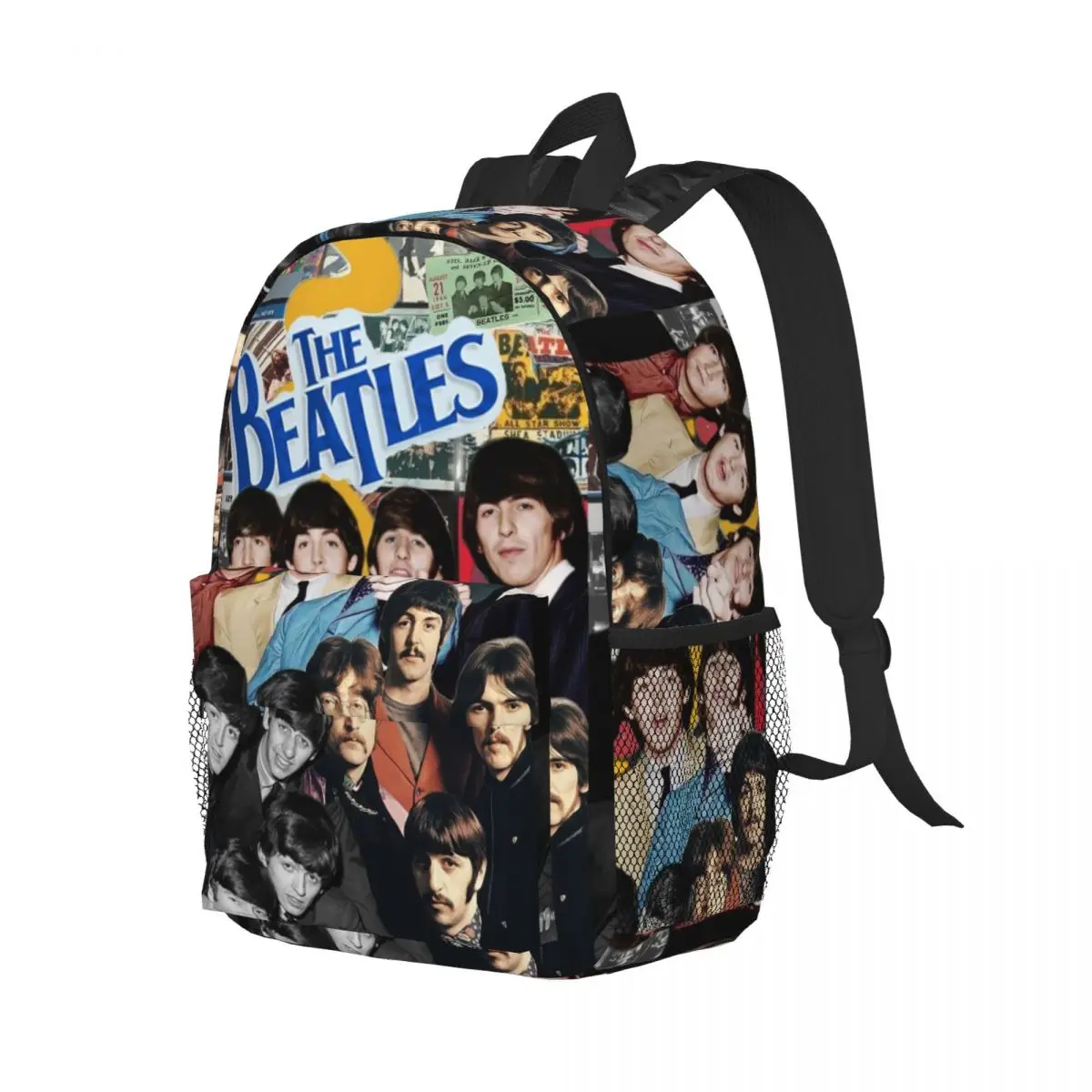 

Harajuku The Beatle Memebers Art Backpack Student Boys Girls BookBag Children School Bag Laptop Shoulder Bags for Men Women