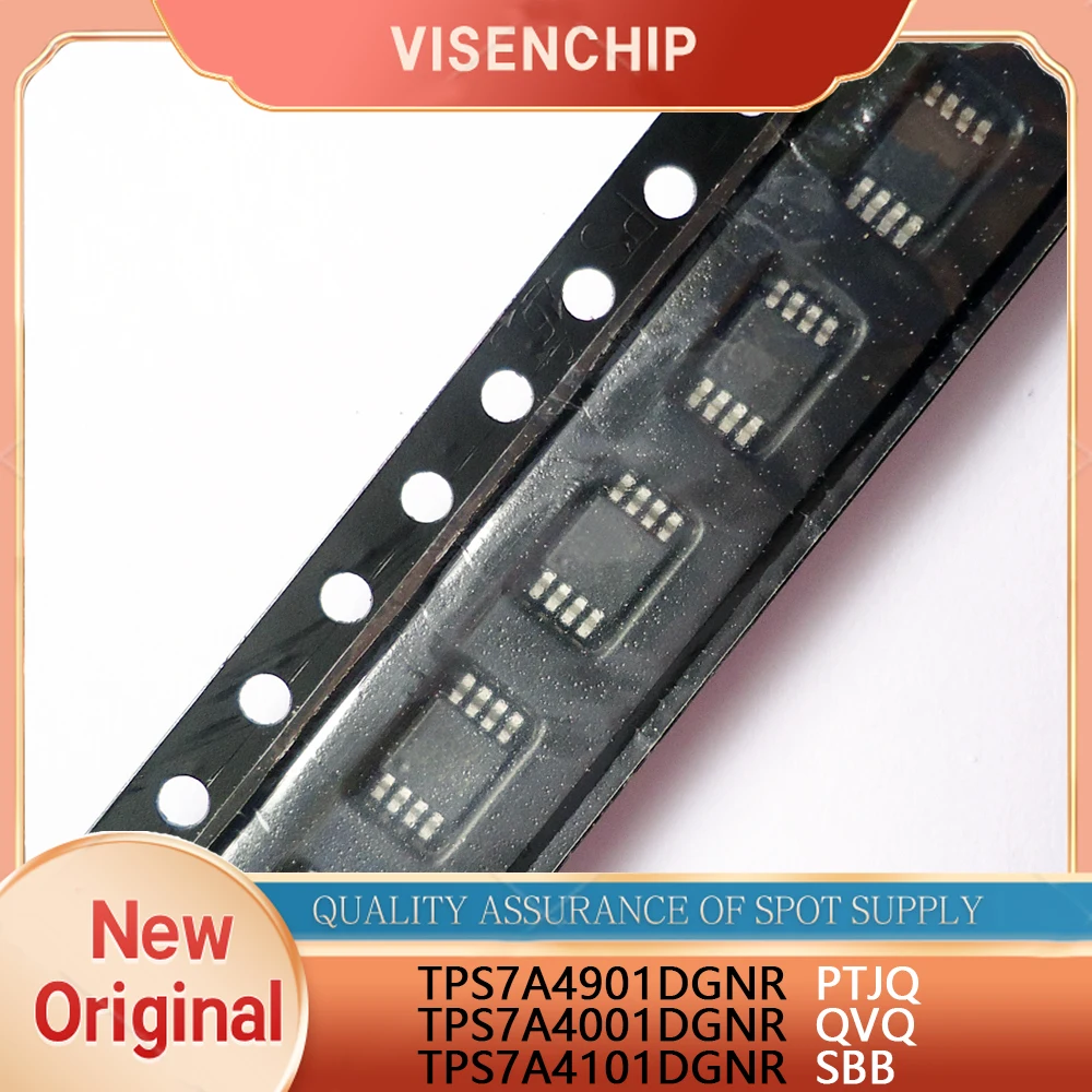 10 piezas Nuevas Originales TPS7A4901DGNR TPS7A4901 PTJQ TPS7A4001DGNR TPS7A4001 QVQ TPS7A4101DGNR TPS7A4101 SBB MSOP-8