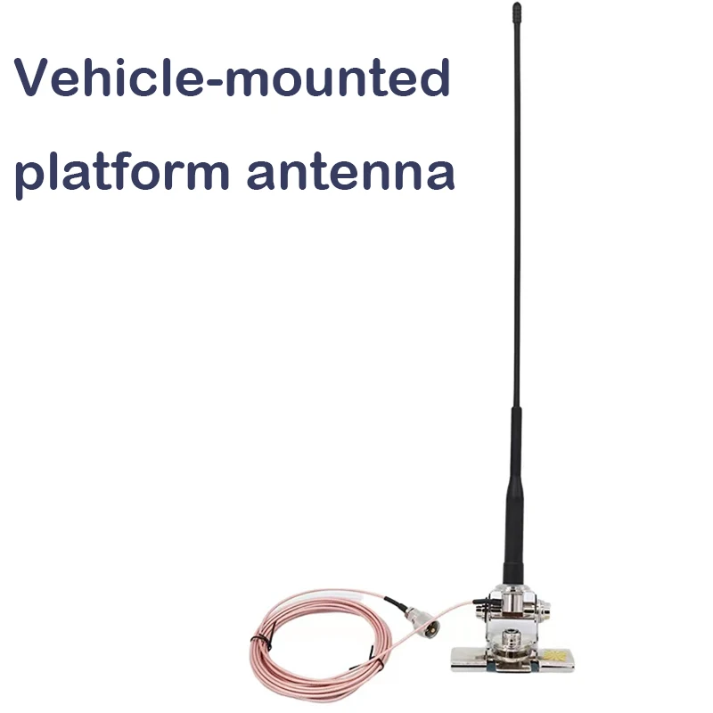 

New Mobiele Antenne Quad Band 29.6/50.5/144/435Mhz Hf Antenne Clip Mount RB-400 + 5M Kabel Voor Tyt TH-9800 KT-7900D Radio