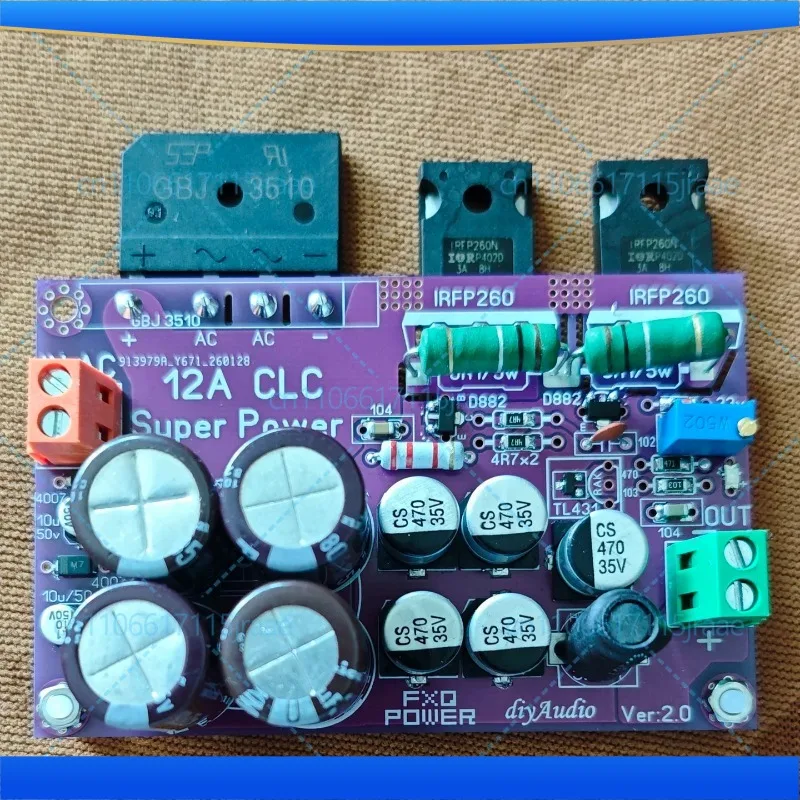 For TL431 Adjustable Linear Regulator Power Board 13A‑26A High Current Power Supply Module Power Tools Accessory