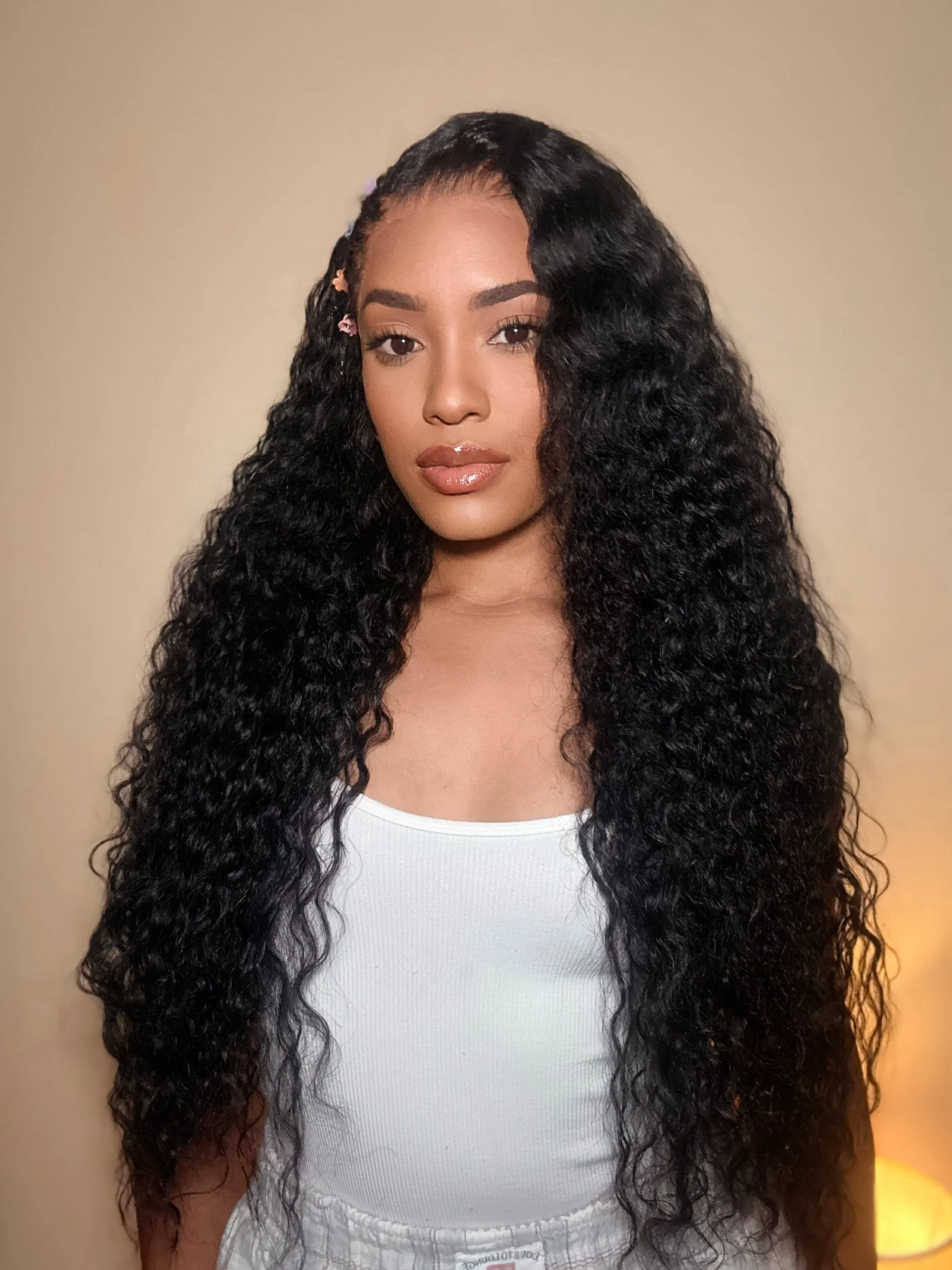 40 Inch Deep Wave Lace Front Wig Human Hair Wigs 100% Human Hair Wig 13x4 Deep Curly Frontal Wig Pre Plucked with Baby Hair 13x6 Lace Front Human Hair Wig 5x5 Glueless HD Lace Front Wig for Women