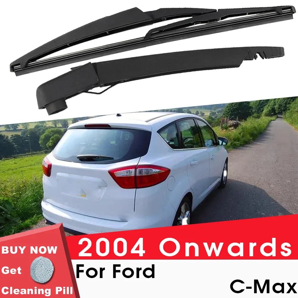 

Car Rear Windshield Wiper Arm Blades Brushes For Ford C-Max 2004 Onwards Hatchback Windscreen Auto Styling