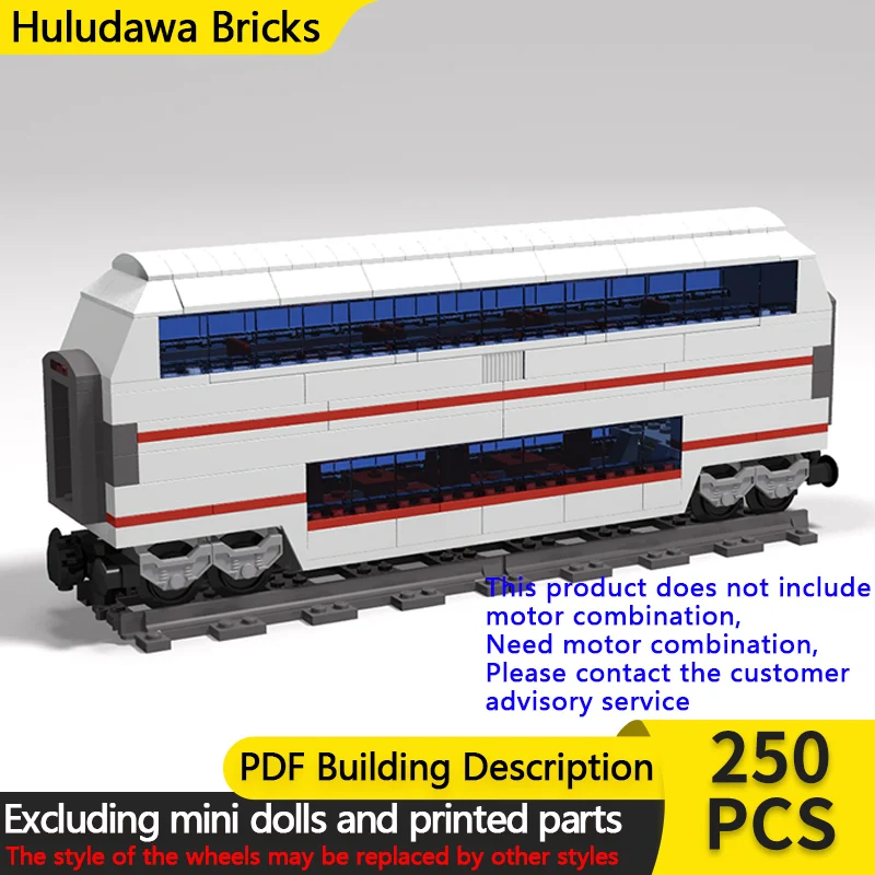 

Модель городской автомобиль MOC, строительные кирпичи, железнодорожный поезд, пассажирская карета, модульная технология, детские праздничные подарки, сборные игрушки, костюм