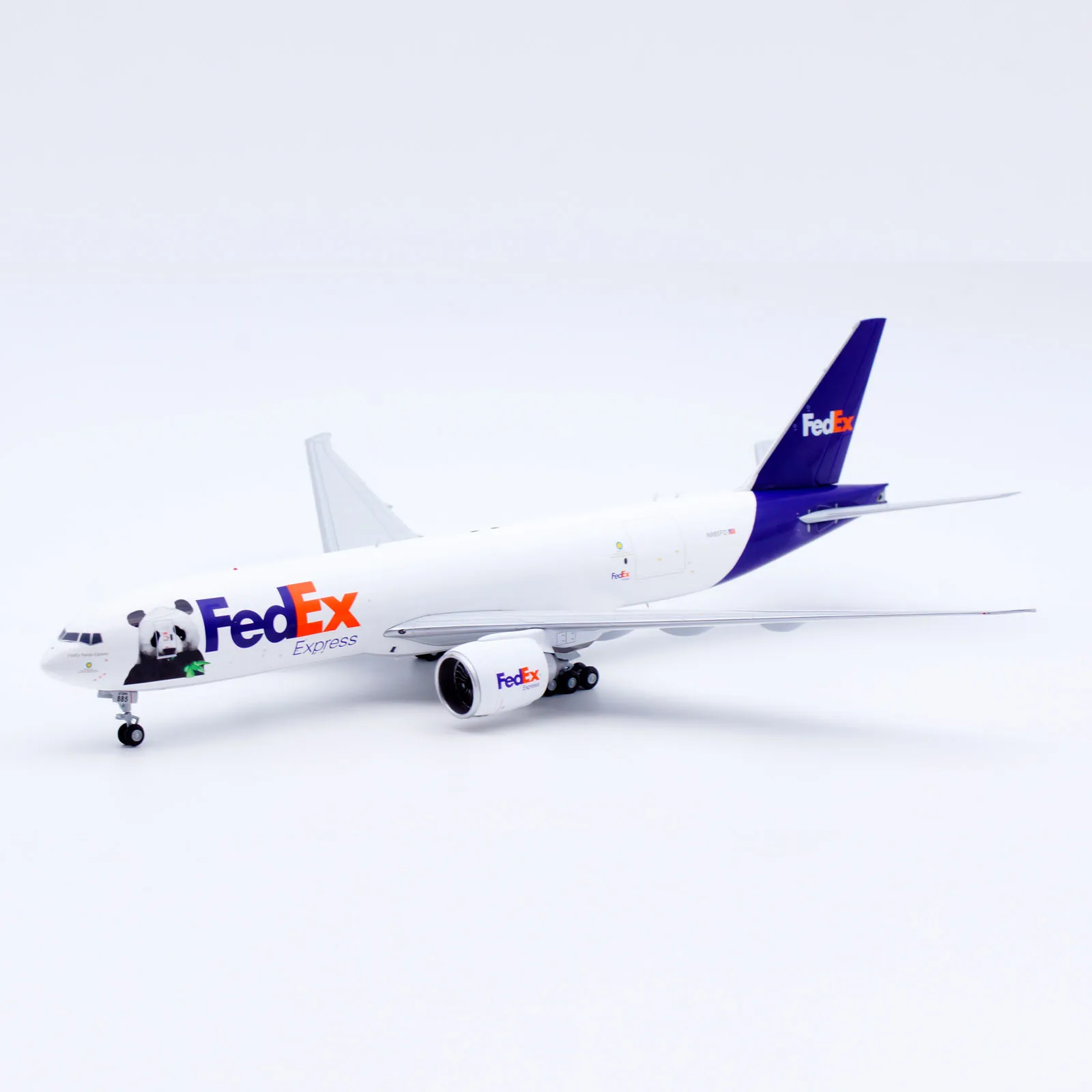 XX20046 Alloy Collectible Plane Gift JC Wings 1:200 Fedex "Panda Express" Boeing B777F Diecast Aircraft Jet Model N885FD