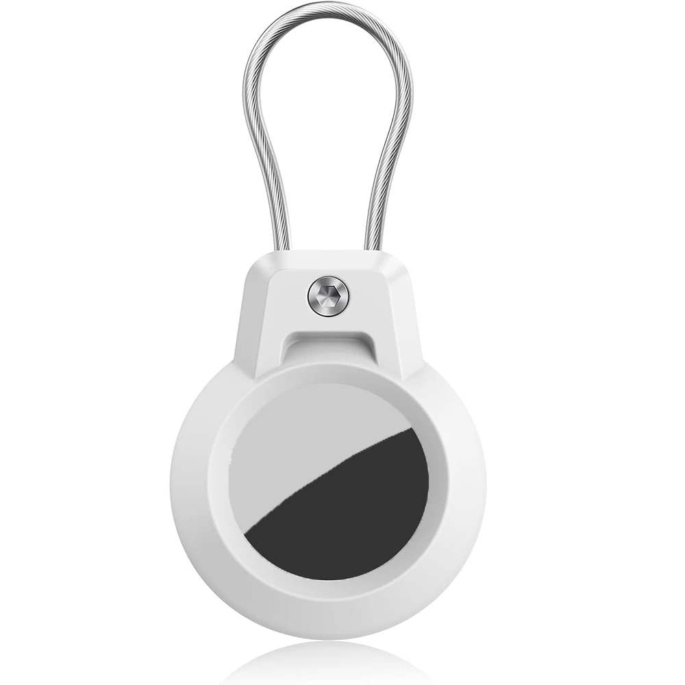 GITFOS Airtag-Halter für Apple Airtag GPS-Tracker-Hülle, Anti-Verlust-Schlüsselanhänger, Halter für Gepäck, Rucksack, Haustierhalsband, Schlüssel