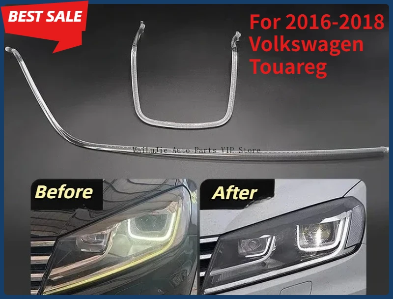 

For 2016-2018 Volkswagen Touareg LED daytime running light guide plate daytime running light tube Daytime running light strip