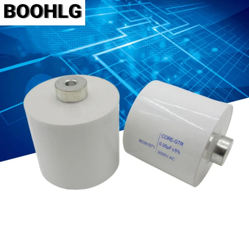 

1PCS 0.05UF 3000VAC 80A 5000VDC High-frequency resonant film capacitor for medium and high frequency machine