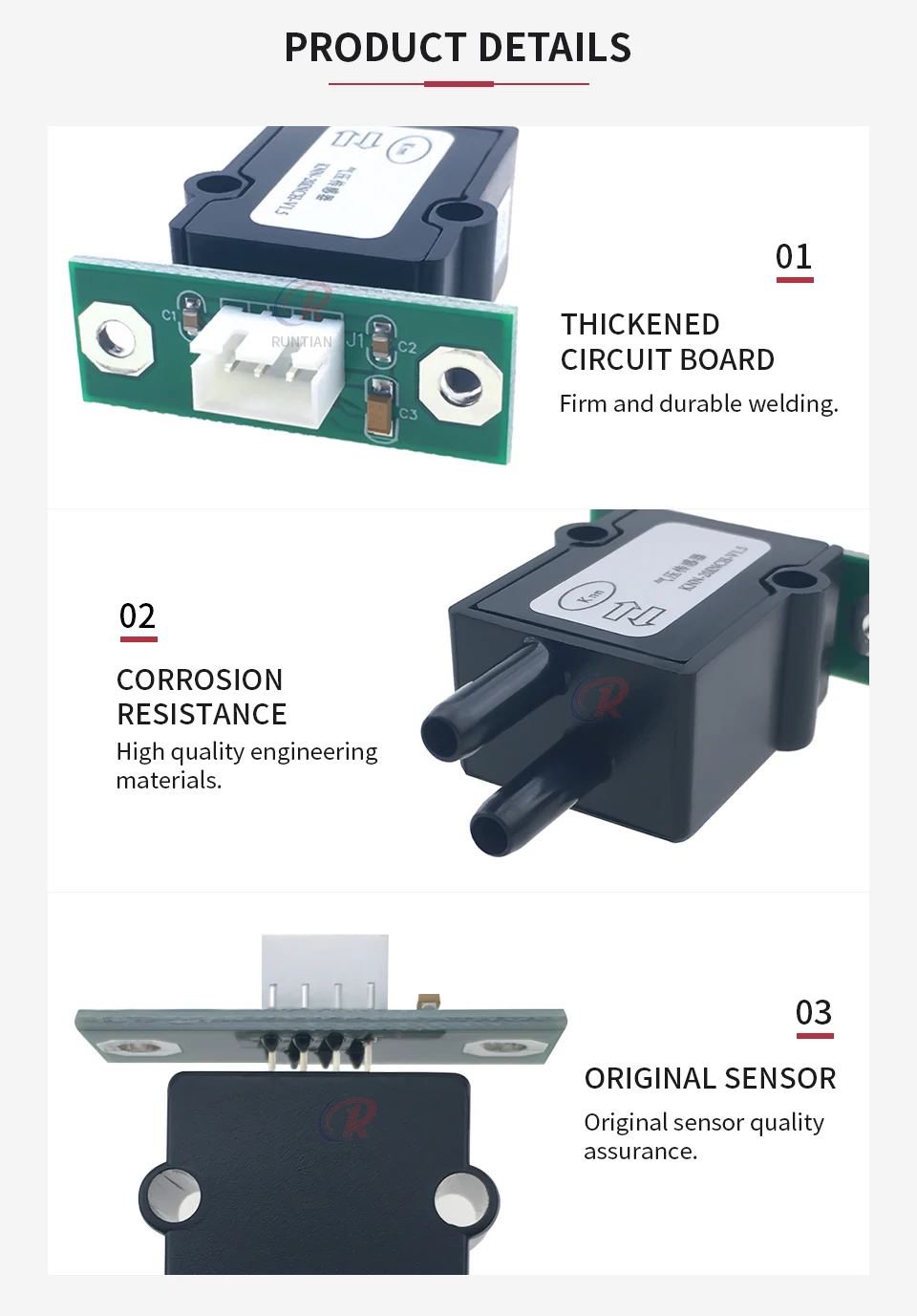 Luftdruck sensor für flora lj320p pp2512uv wanlida uv drucker KNN-20INCH-V 1,5 unterdruck system teile – Detail 2