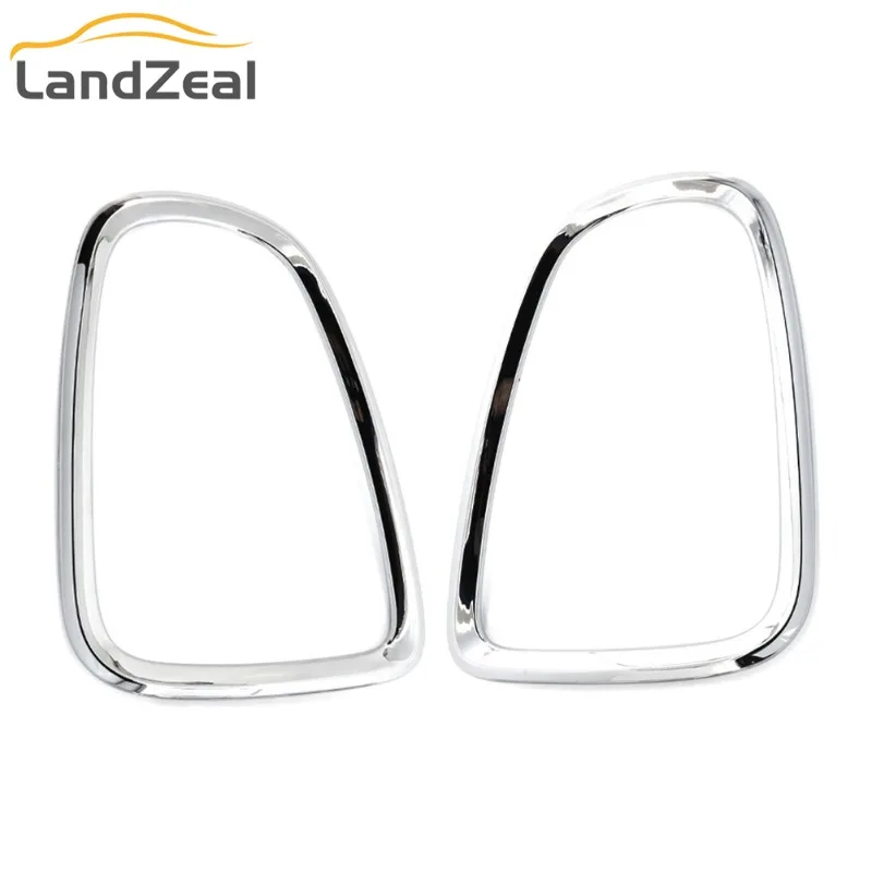 51132752243 51132752244 51132296297 1 Pair Sliver / Black Tail Light Bezel Cover Trim For BMW Mini Cooper R55 R56 R57 R58 R59-