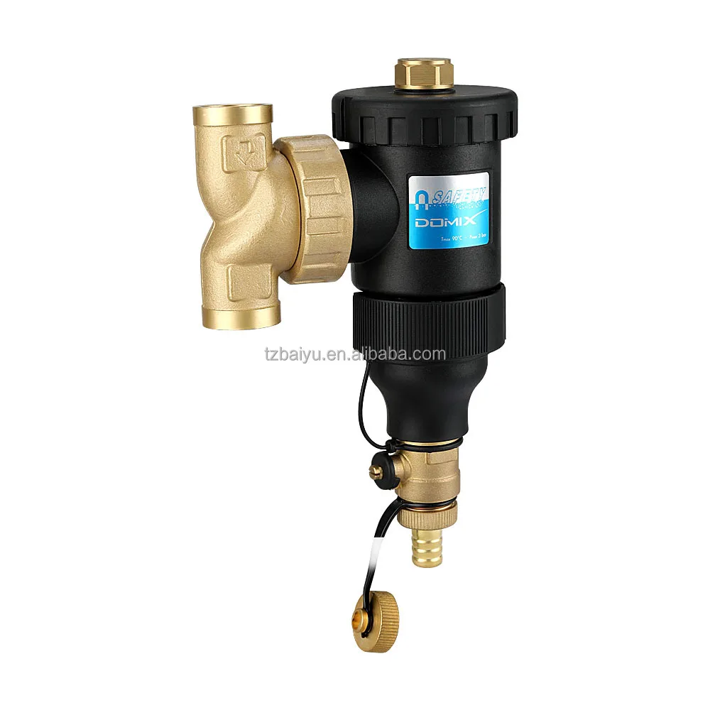 Magnetisch filter verbindt het ketelsysteem