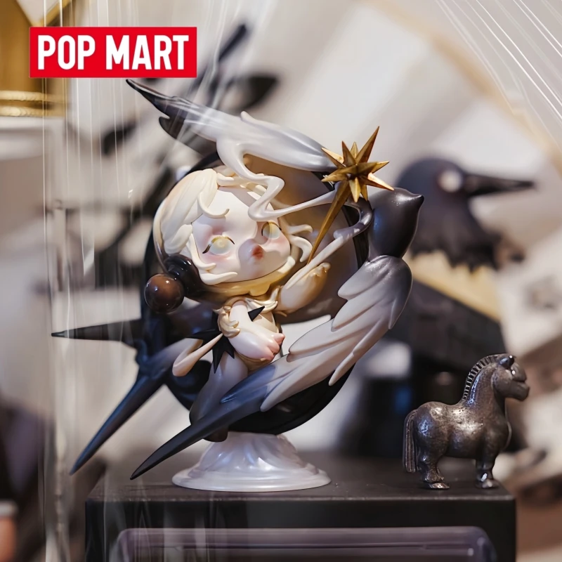 

Hot Genuine Popmart Skullpanda Light Warp And Weft Figurine Sp Entrance And Exit Door Trap And Surround Figurine Ornament Gifts