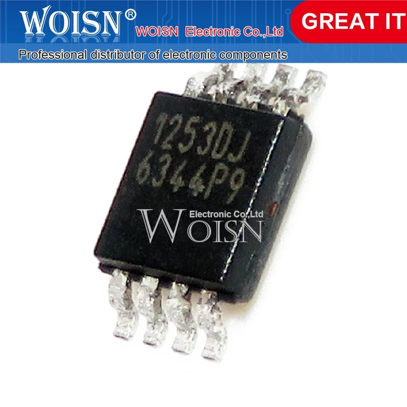 

10PCS MCP1253T-ADJ/MS 1253DJ MSSOP-8