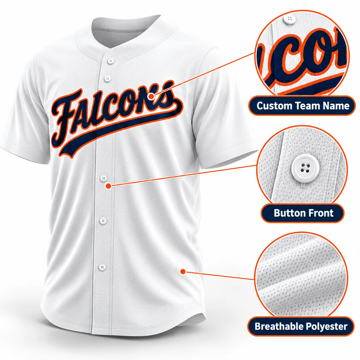 Custom Baseball Jersey Persona - Team Sports recension och pris
