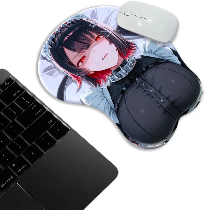 

Blister-packed ellen joe Chest Wristband Mouse Pad Anime Desk Mat Gamer Special Wristband with 3d Nipples