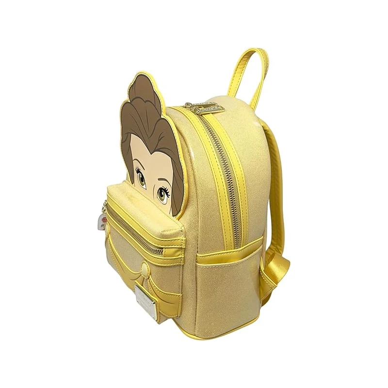 Loungefly Winter Christmas Series Belle and Beast Cosplay Mini Backpack